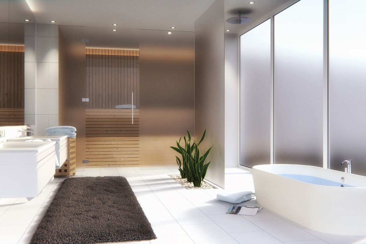 bathroom-with-sauna-picture-id498546376